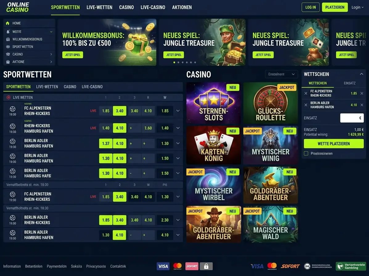 HollyWin — Spiele und Quoten